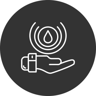 Modern simgenin vektör illüstrasyonu