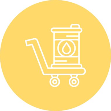 yağ pompası ikon vektör illüstrasyonu