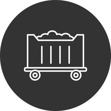 Alışveriş Arabası Simgesi Moda Tarzı İzole Arkaplanda