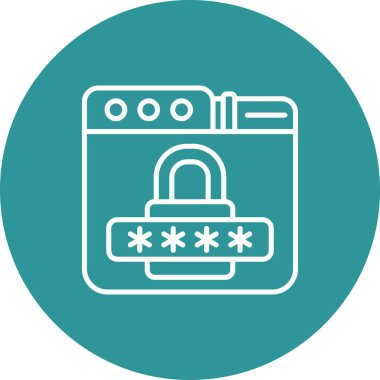 Seo simgesinin vektör illüstrasyonu