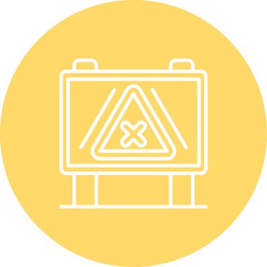 - Hayır. - Hayır. Web simgesi basit illüstrasyon