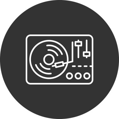 vektör cd simgesi illüstrasyonu