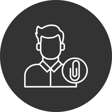 Modern simgenin vektör illüstrasyonu