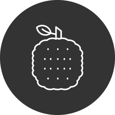 elma simgesinin vektör illüstrasyonu