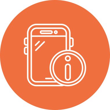 akıllı telefon simgesi vektör illüstrasyonu