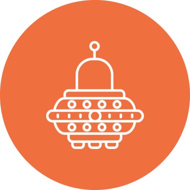 Noel ağacı simgesi, basit vektör illüstrasyonu izole