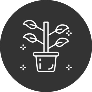 Çiçek. Web simgesi basit tasarım