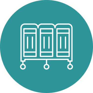 Modern b 'nin vektör çizimi tramvayın simgesinden yoksun