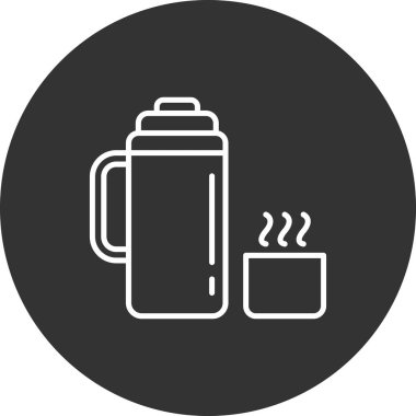 Çay simge vektör çizim