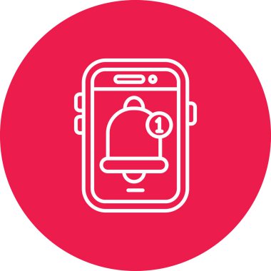 Vektör telefon simgesi illüstrasyonu