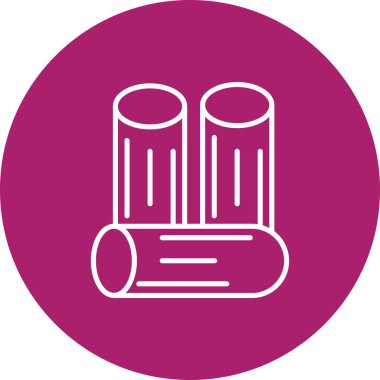 Benzersiz tüp vektör simgesi