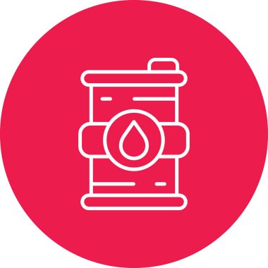 Modern gaz simgesinin vektör illüstrasyonu