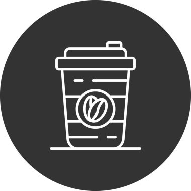 içecek simgesi, vektör illüstrasyonu