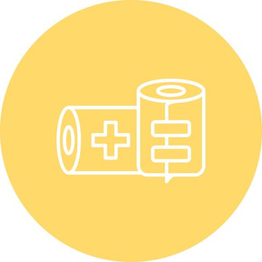 pil vektör düz simgesi