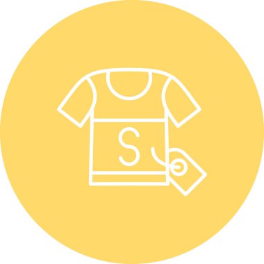 Gömlek. Web simgesi basit illüstrasyon