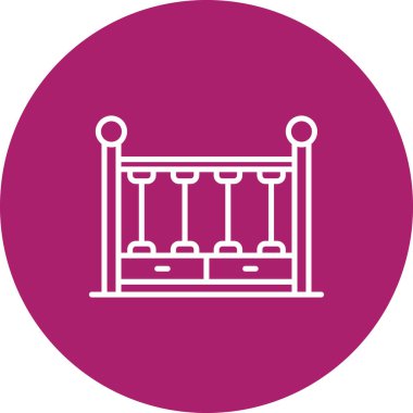 Modern b 'nin vektör illüstrasyonu eksik simgesi