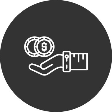 Vektör Doları simge tasarlamak