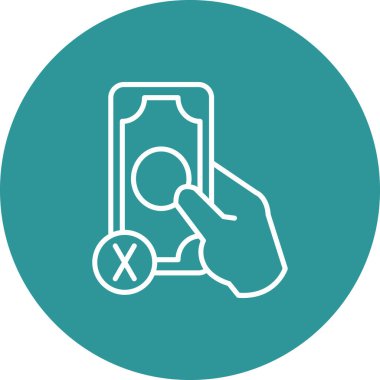 Park simgesi yok, vektör illüstrasyonu