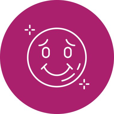 emoji simgesinin vektör illüstrasyonu