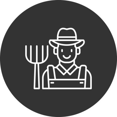 çiftlik adamı simgesi, taslak biçimi