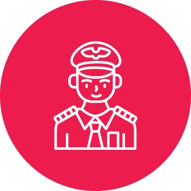 Askeri simgenin vektör illüstrasyonu