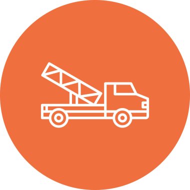 vinç simgesi vektör illüstrasyonu