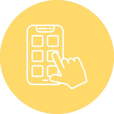 vektör telefon simgesi çizimi