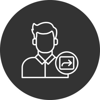 İş simgesinin vektör illüstrasyonu