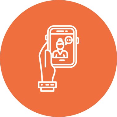 cep telefonu ikonu vektör illüstrasyonu