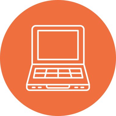 Bilgisayar. Web simgesi basit illüstrasyon