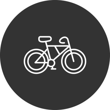 bisiklet ikonu vektör illüstrasyonu