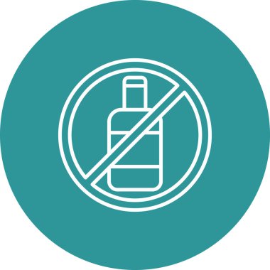 alkol ikonu vektör illüstrasyonu