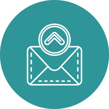 Vektör e- posta ağı Simgesi