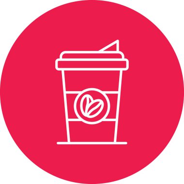 kahve fincanı ikonu vektör illüstrasyonu