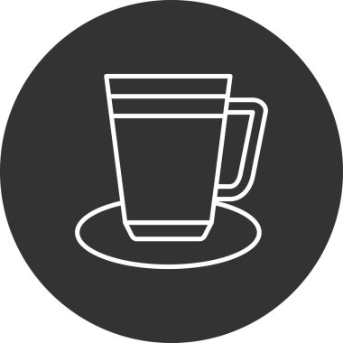 çay Kupası simge vektör çizim