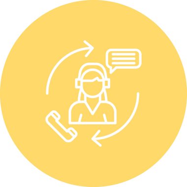 Bir insan simgesinin vektör illüstrasyonu