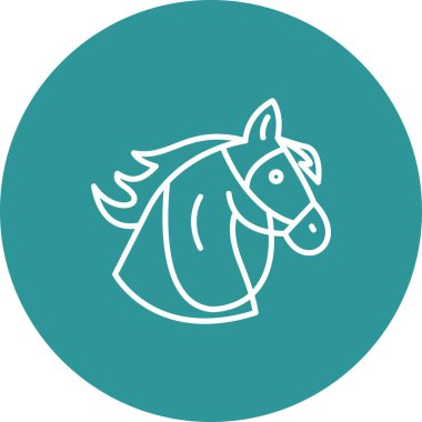 Küçük şirin at kafası.