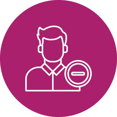 man simgesi vektör illüstrasyonu