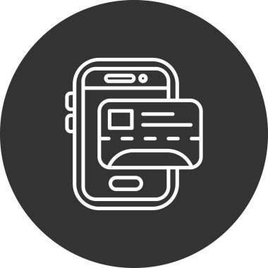 cep telefonu simgesi. vektör illüstrasyonu