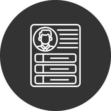 Modern simgenin vektör illüstrasyonu