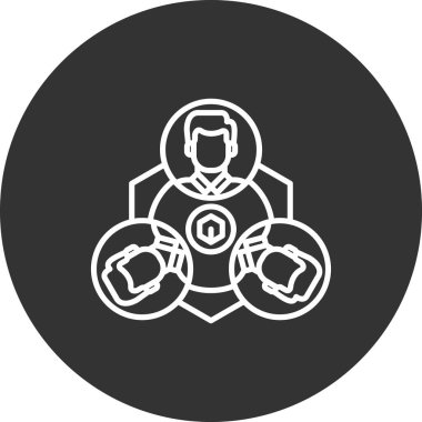 seo modern simgesinin vektör illüstrasyonu