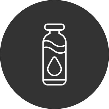 şişe simgesi vektör illüstrasyonu