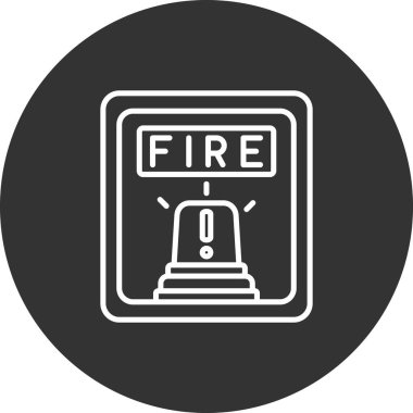 ateş simgesi, basit siyah biçim tasarımı