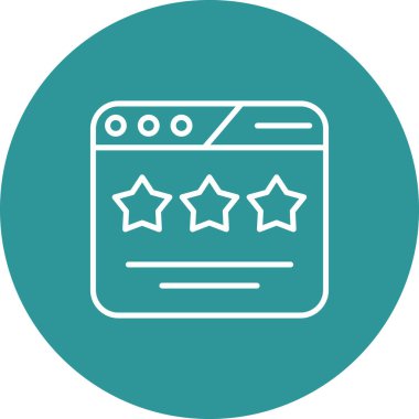 Modern eğitim ikonunun vektör illüstrasyonu