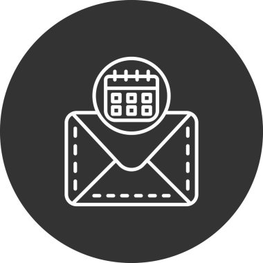 e-posta mektup simge vektör çizim