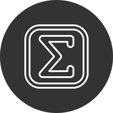 Modern bir simgenin vektör illüstrasyonu