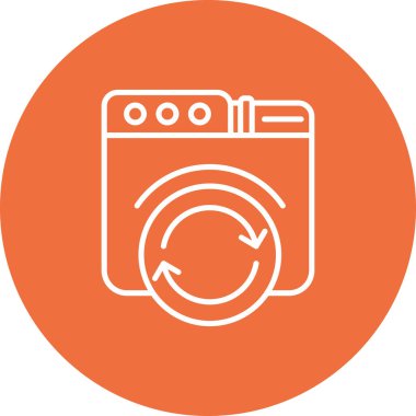 Çamaşır makinesi. Basit tasarım