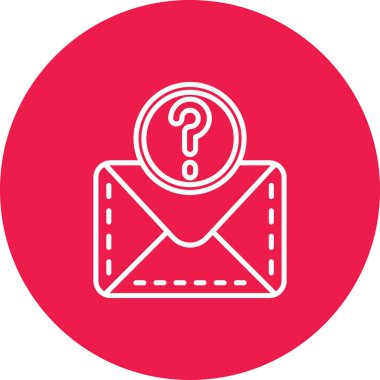 Posta simgesinin vektör illüstrasyonu