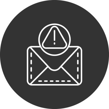 son moda dizaynında e- posta harfi simgesi