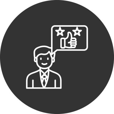 derecelendirme simgesi, vektör illüstrasyonu, düz tasarım